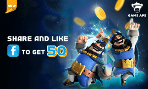 Share & Like FB page - Gameape Promo